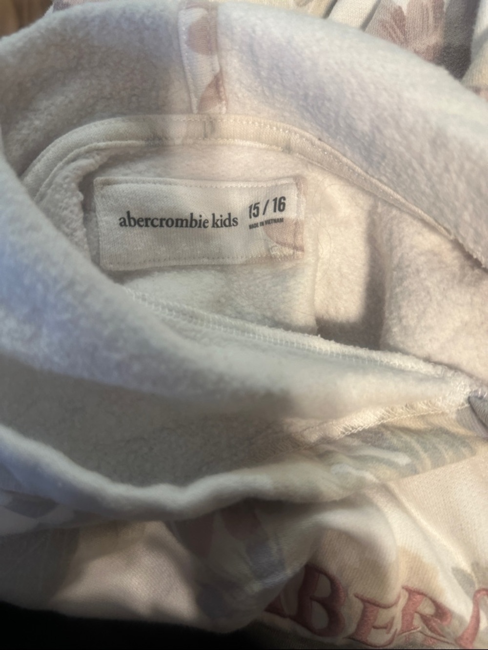 Girls Abercrombie kids hoodie size 15/16 - Picture 3 of 3